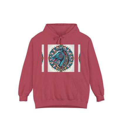 Mustang Design Hoodie, Cozy Unisex Hoodie, Gift for Him/Her, Stylish Casual Wear, Cool Streetwear