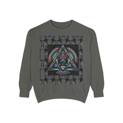 Bohemian Graphic Sweatshirt - Unisex Cozy Fashion, Perfect Gift for Yoga Lovers, Art Enthusiasts, Casual Wear, Festival Apparel