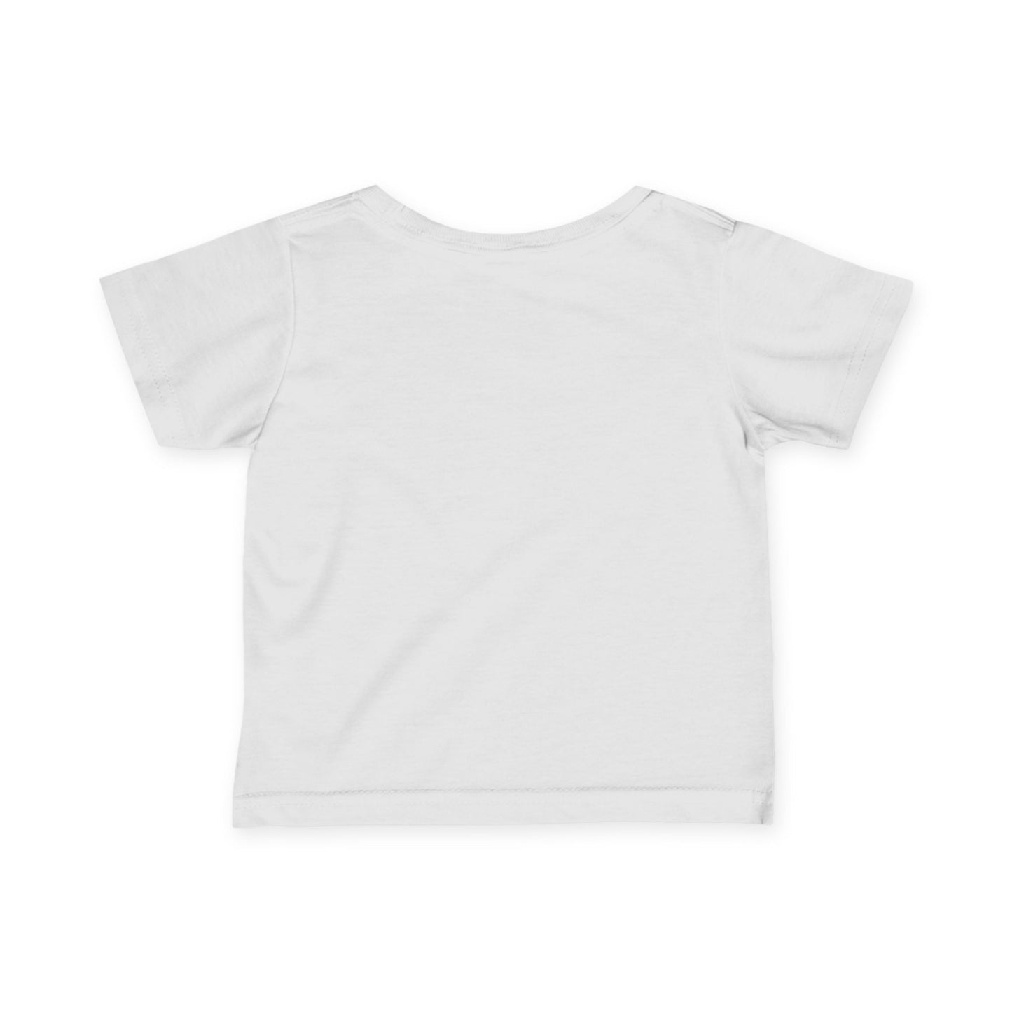 Infant Fine Jersey Tee with Geometric Design, Cute Baby T-Shirt, Unique Baby Gift, Toddler Fashion, Kids' Graphic Tee, Stylish Infant Wear