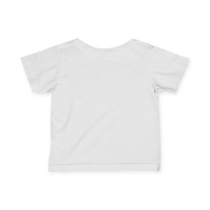 Infant Fine Jersey Tee with Geometric Design, Cute Baby T-Shirt, Unique Baby Gift, Toddler Fashion, Kids' Graphic Tee, Stylish Infant Wear