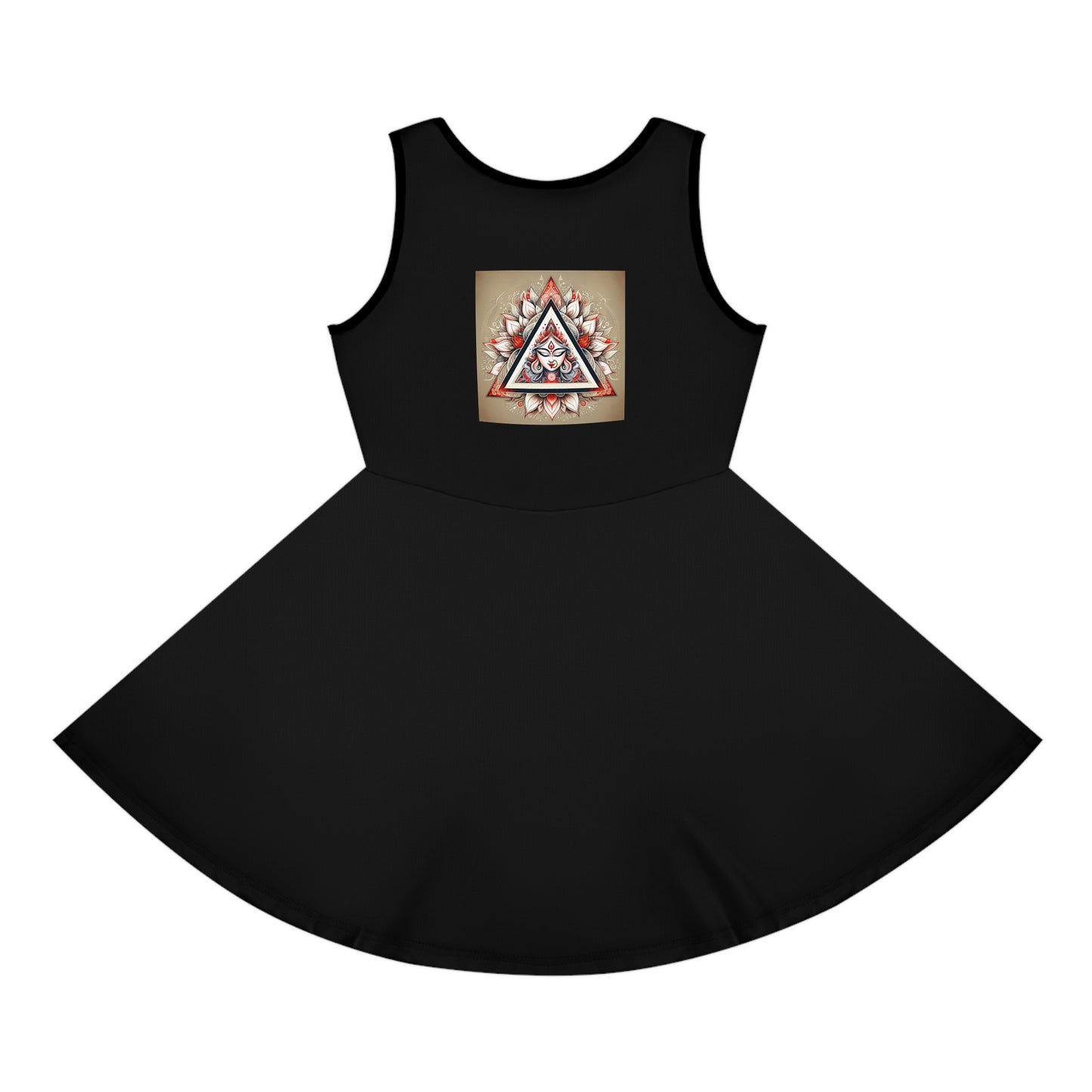 Bohemian Girls' Sleeveless Sundress, Summer Dress, Party Dress, Vacation Outfit, Handmade Kids Clothing