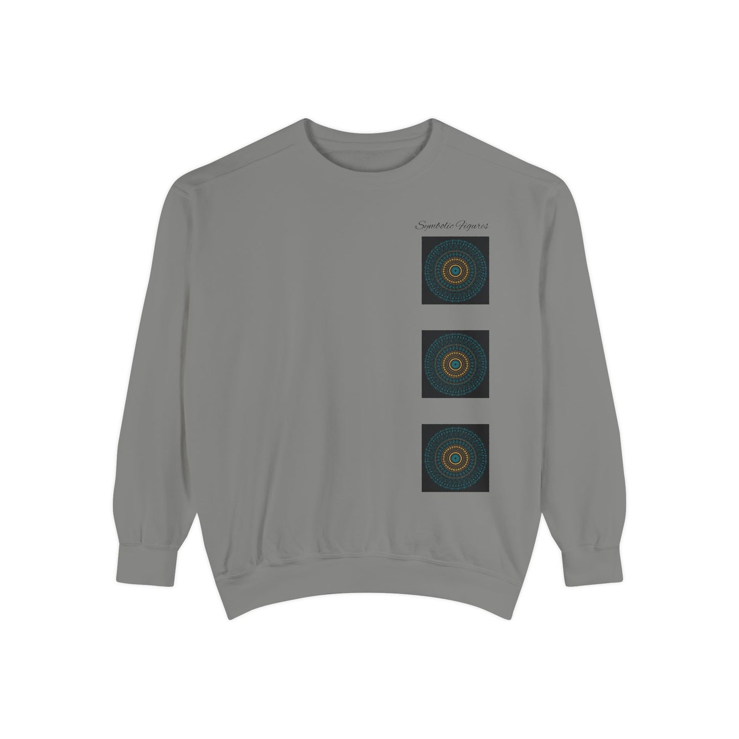 Boho Art Sweatshirt - Unisex Garment-Dyed, Comfortable, Perfect for Cozy Days, Gift for Friends, Casual Wear, Art Lover's Essential