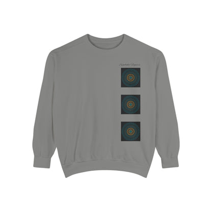 Boho Art Sweatshirt - Unisex Garment-Dyed, Comfortable, Perfect for Cozy Days, Gift for Friends, Casual Wear, Art Lover's Essential