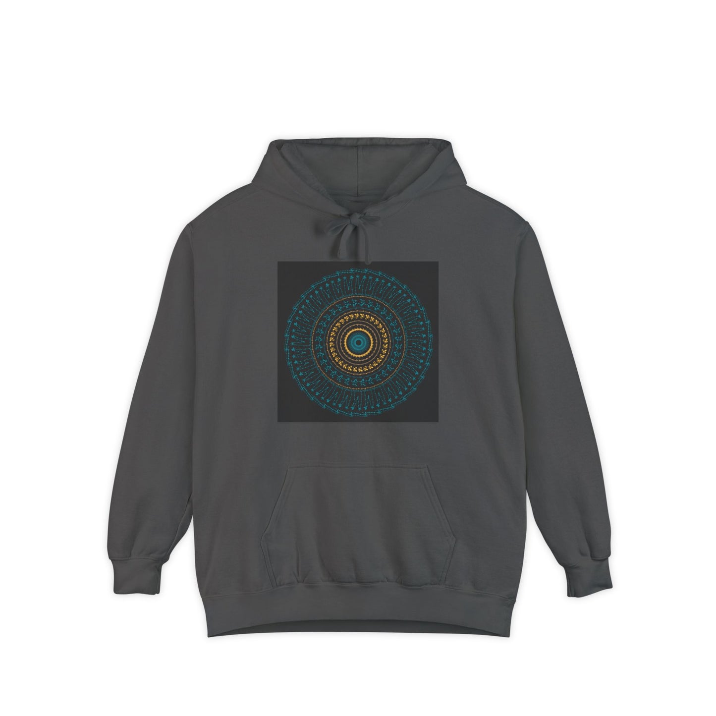 Cosy Unisex Garment-Dyed Hoodie with Unique Red Design | Ideal for Casual Wear, Gift Ideas, Men & Women, Cozy Layering, Fall Fashion