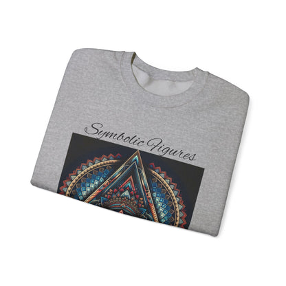 Abstract Art Crewneck Sweatshirt - Boho Style, Unisex Gift, Cozy Fashion, Art Lover Gift, Unique Sweatshirt, Relaxed Aesthetic