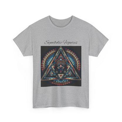 Symbiotic Figures Graphic Tee, Unisex Cotton T-Shirt, Psychedelic Art Shirt, Bohemian Style Tee, Mindful Wear, Festival Clothing