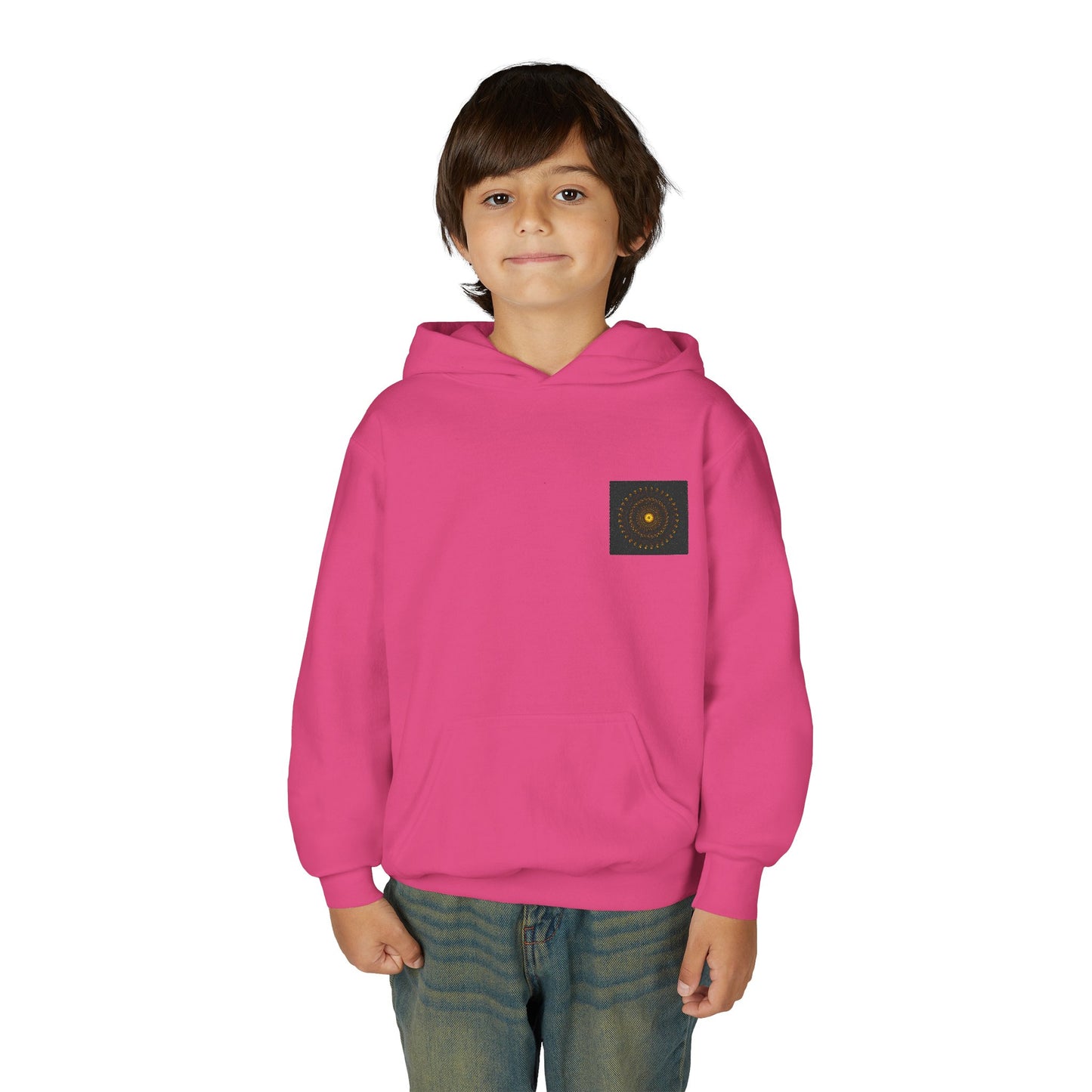 Youth Hooded Sweatshirt, Cozy Pullover for Kids, Ideal for Casual Wear, Perfect for Holidays, Gift for Birthdays, Comfortable Layering