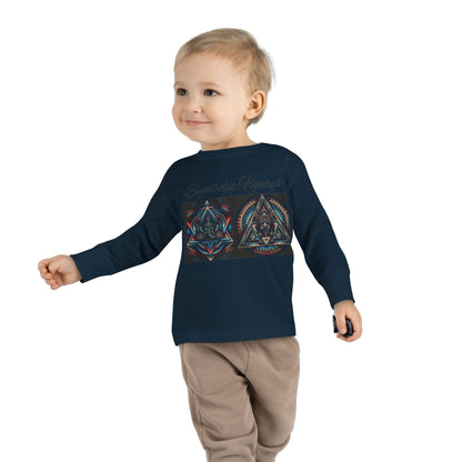 Toddler Long Sleeve Tee, Colorful Graphic Tee, Kids Playwear, Toddler Gift, Birthday Shirt, Baby Shower Gift
