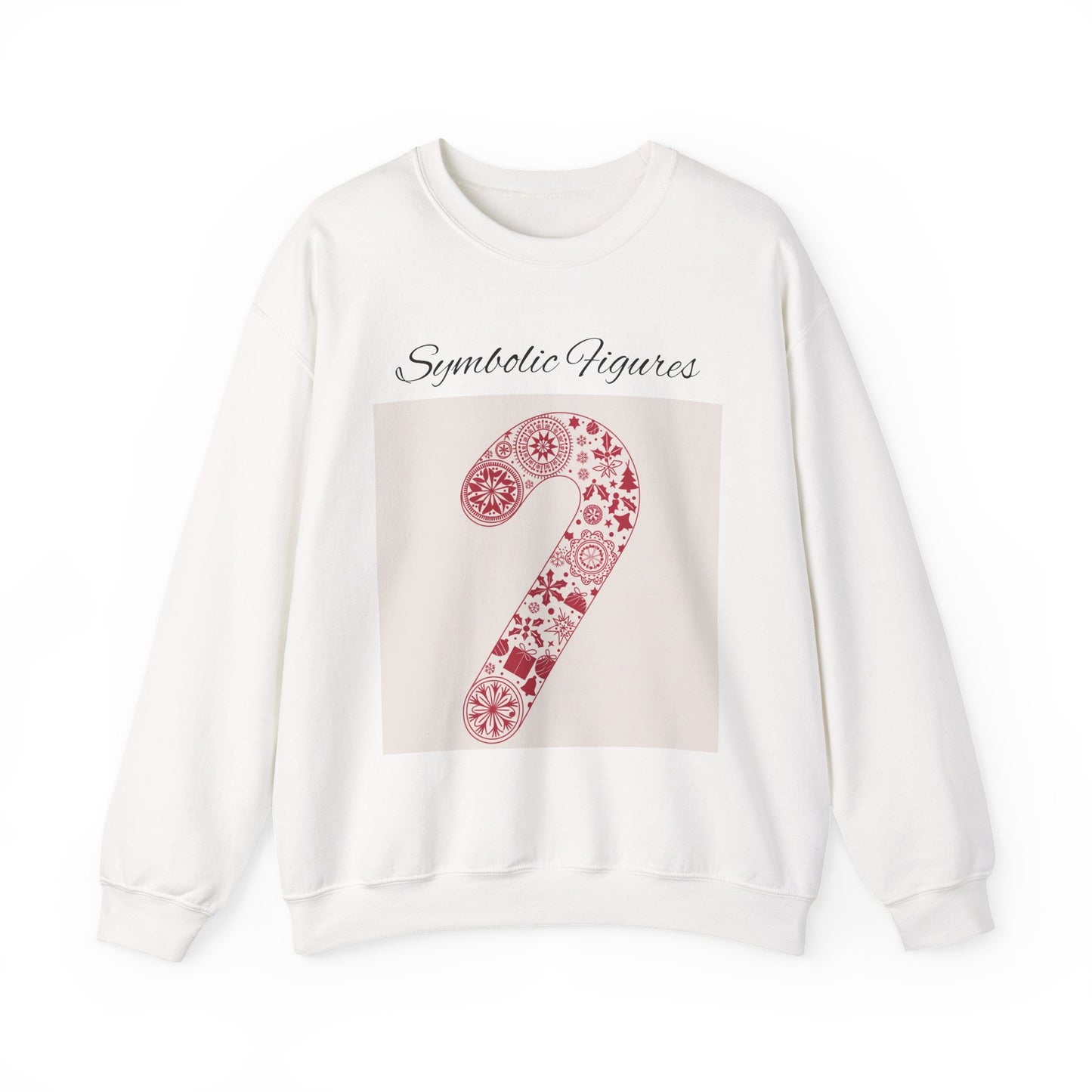 Stylish Candy Cane Sweatshirt for Cozy Winter Days, Unisex Crewneck, Holiday Apparel, Christmas Gift, Winter Wardrobe, Seasonal Fashion