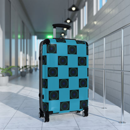 Vibrant Travel Suitcase, Unique Pattern Carry-On, Stylish Luggage for Travelers, Travel Accessories, Gift for Adventurers