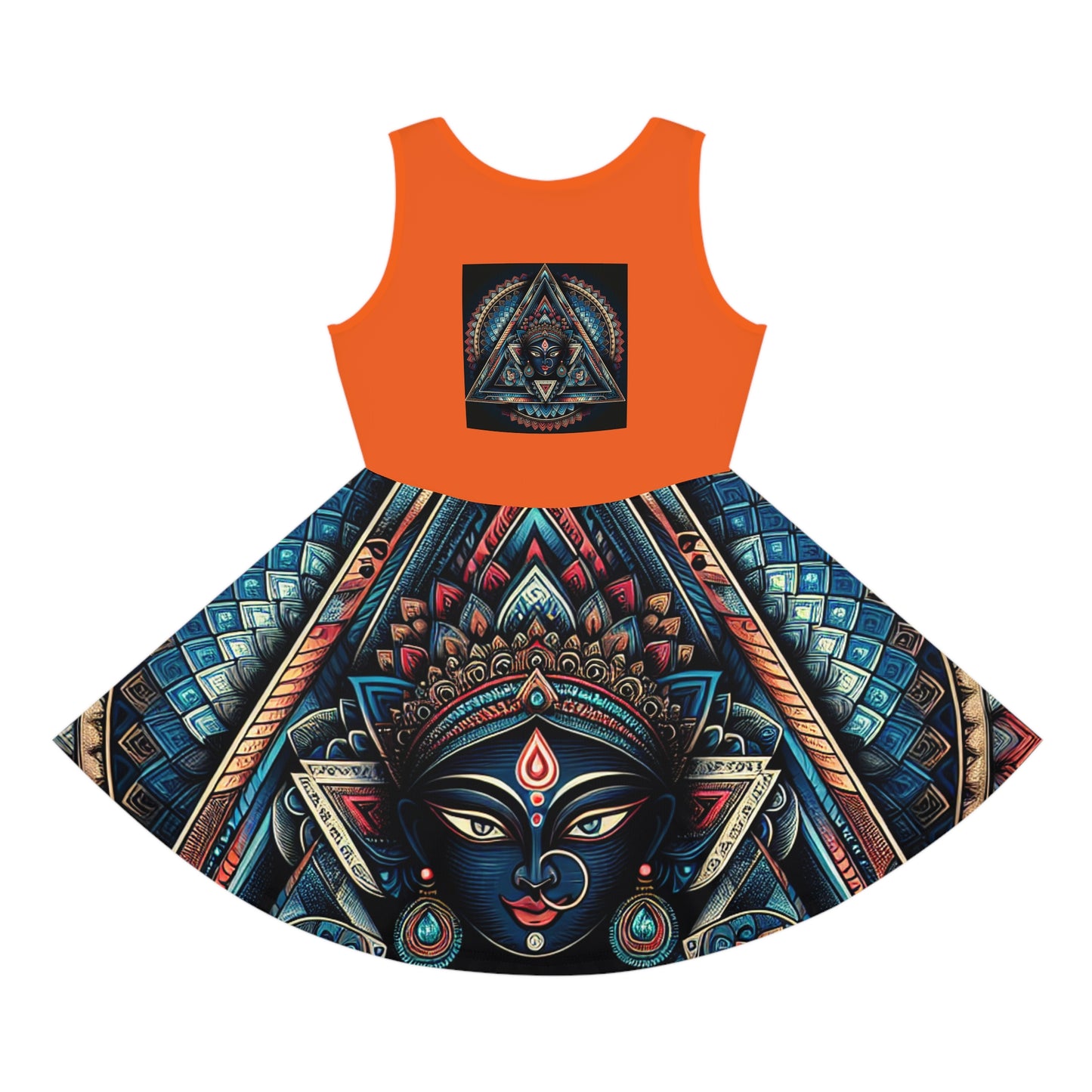 Bohemian Girls' Sleeveless Sundress, Summer Dress, Festival Wear, Vacation Outfit, Casual Sunshine Dress, Gifts for Daughters