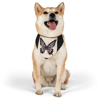 Stylish Pet Bandana Collar for Dogs, Butterfly Design, Trendy Dog Accessory, Perfect for Pets, Pet Fashion, Gift for Dog Lovers