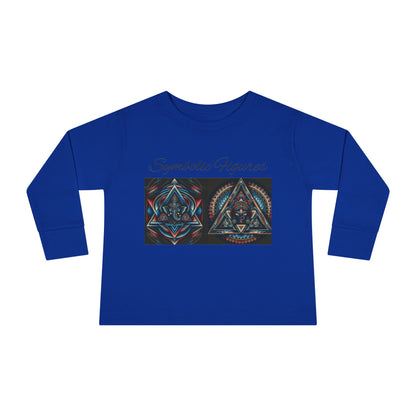 Toddler Long Sleeve Tee, Colorful Graphic Tee, Kids Playwear, Toddler Gift, Birthday Shirt, Baby Shower Gift