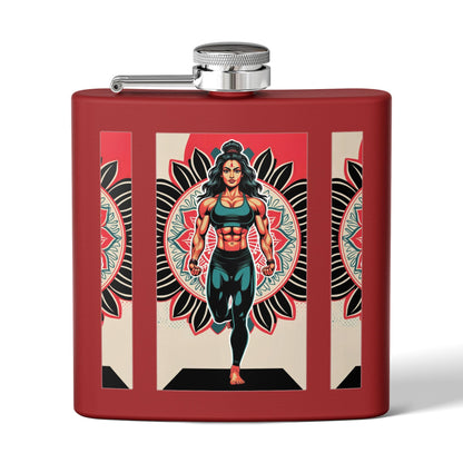 Colorful Yoga Stainless Steel Flask - Perfect for Meditation, Travel, Gifts, Outdoor Adventures, or Celebrations