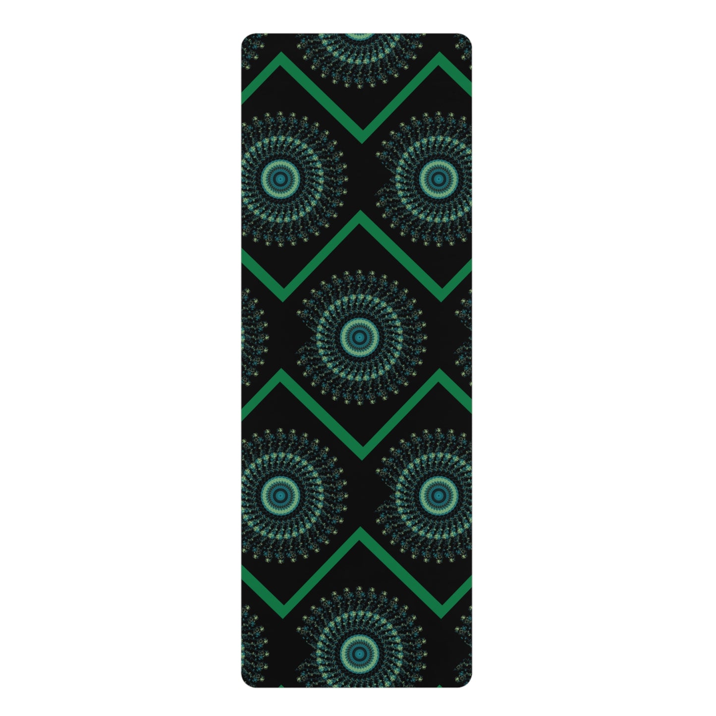 Mandala Pattern Rubber Yoga Mat | Non-Slip Exercise Mat for Yoga and Fitness