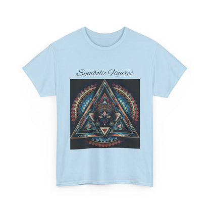 Symbiotic Figures Graphic Tee, Unisex Cotton T-Shirt, Psychedelic Art Shirt, Bohemian Style Tee, Mindful Wear, Festival Clothing