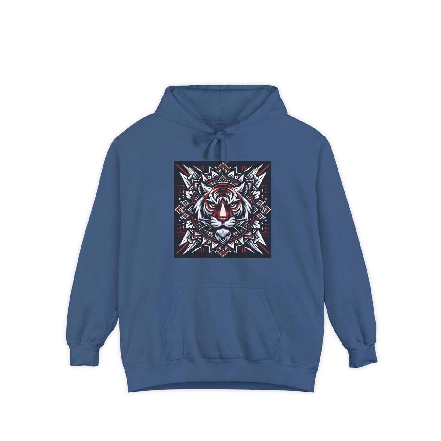 Fearless Tiger Design Hoodie, Cozy Unisex Hoodie, Gift for Him/Her, Stylish Casual Wear, Cool Streetwear