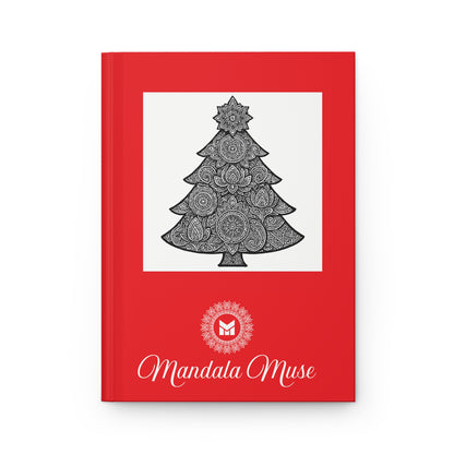 Holiday Mandala Journal — 'Tis the Season Christmas Hardcover Notebook