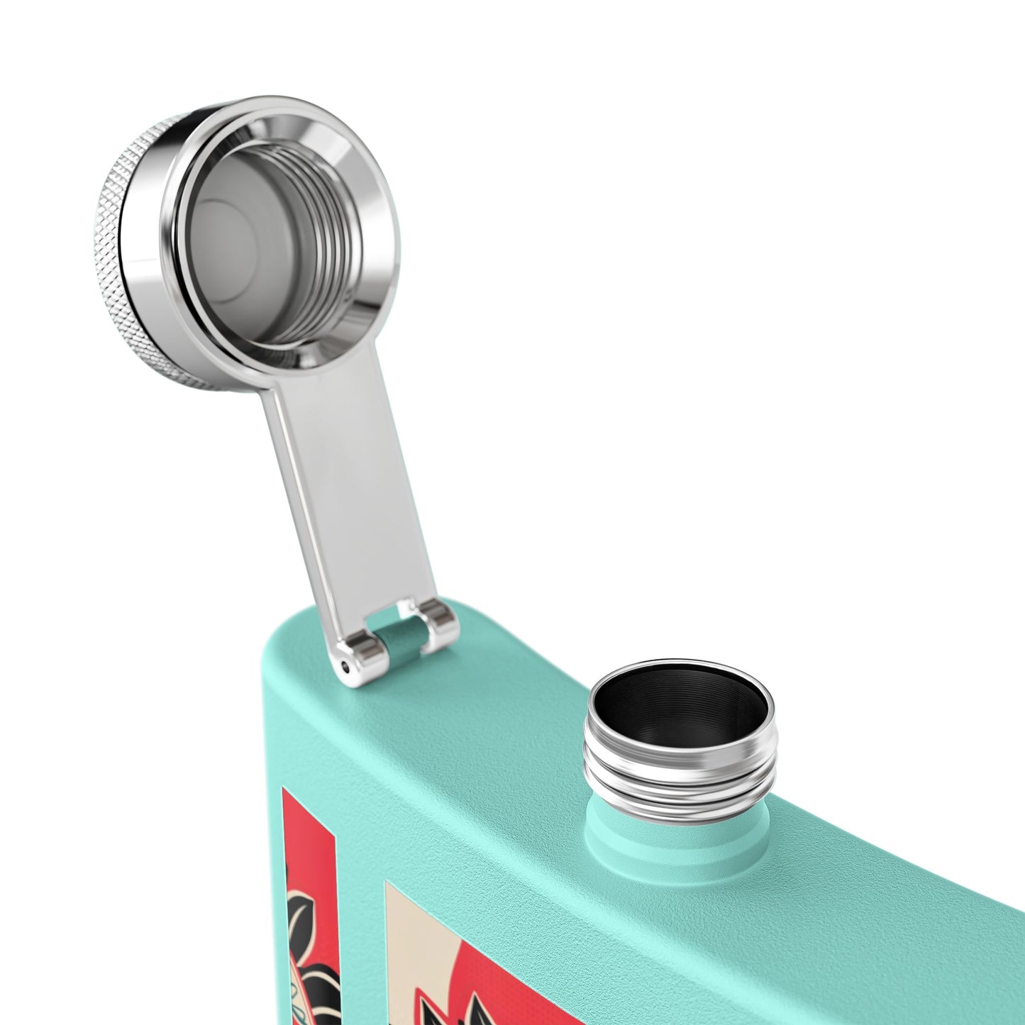 Colorful Yoga Stainless Steel Flask - Perfect for Meditation, Travel, Gifts, Outdoor Adventures, or Celebrations