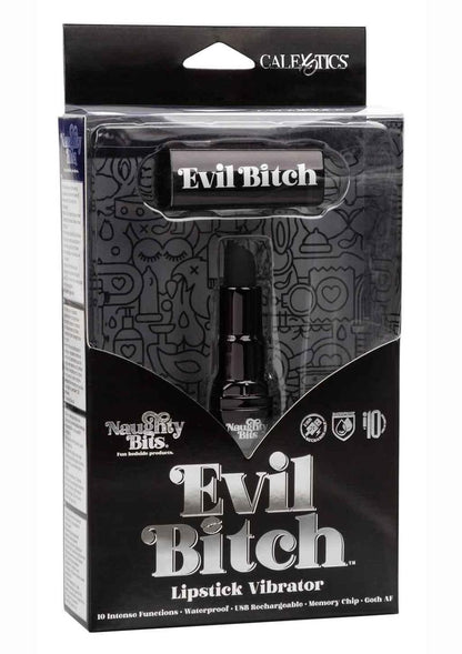 Naughty Bits Evil Bitch Lipstick Rechargeable Silicone Vibrator