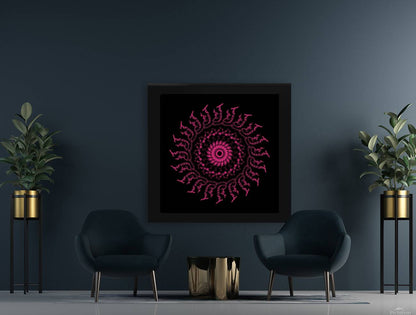 Rangoli Designs  – LV 007 *Positive Energy Flow**: Traditionally believed to boost the flow of positive energies, it emphasizes spiritual illumination and harmony in your home.